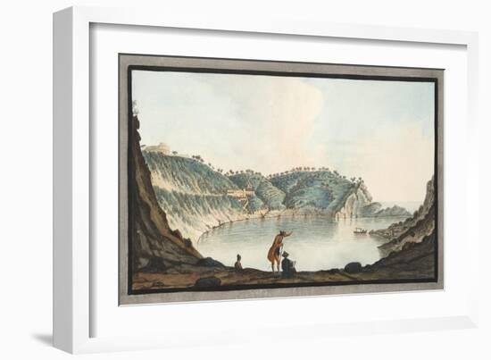 View of the Porto Pavone in the Island of Nisida-Pietro Fabris-Framed Giclee Print