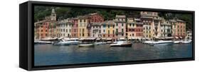 View of the Portofino, Liguria, Italy-null-Framed Stretched Canvas
