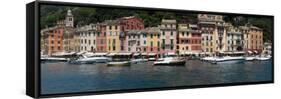 View of the Portofino, Liguria, Italy-null-Framed Stretched Canvas
