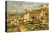 View of the Post Office, Cagnes; Vue de La Poste, Cagnes, 1907-Pierre-Auguste Renoir-Stretched Canvas