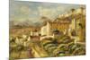 View of the Post Office, Cagnes; Vue de La Poste, Cagnes, 1907-Pierre-Auguste Renoir-Mounted Premium Giclee Print