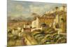 View of the Post Office, Cagnes; Vue de La Poste, Cagnes, 1907-Pierre-Auguste Renoir-Mounted Giclee Print