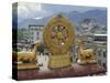 View of the Potala from Jokhant (Jokhang) Temple, Lhasa, Tibet, China, Asia-Maurice Joseph-Stretched Canvas