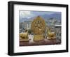 View of the Potala from Jokhant (Jokhang) Temple, Lhasa, Tibet, China, Asia-Maurice Joseph-Framed Photographic Print