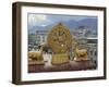 View of the Potala from Jokhant (Jokhang) Temple, Lhasa, Tibet, China, Asia-Maurice Joseph-Framed Photographic Print