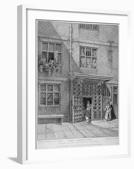 View of the Poultry Compter, City of London, 1813-John Thomas Smith-Framed Giclee Print