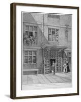 View of the Poultry Compter, City of London, 1813-John Thomas Smith-Framed Giclee Print