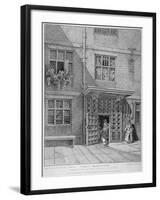 View of the Poultry Compter, City of London, 1813-John Thomas Smith-Framed Giclee Print