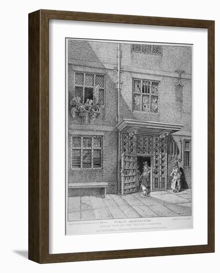 View of the Poultry Compter, City of London, 1813-John Thomas Smith-Framed Giclee Print