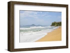 View of the Praia Vermelha, Ubatuba, State of Sao Paulo, Brazil, South America-Karol Kozlowski-Framed Photographic Print