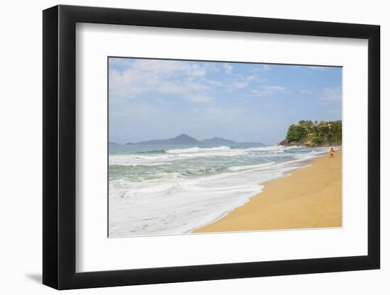 View of the Praia Vermelha, Ubatuba, State of Sao Paulo, Brazil, South America-Karol Kozlowski-Framed Photographic Print