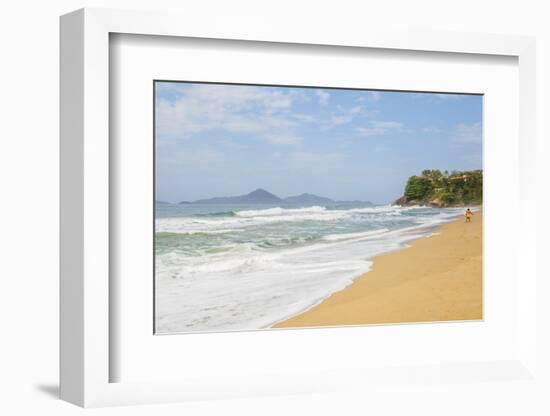 View of the Praia Vermelha, Ubatuba, State of Sao Paulo, Brazil, South America-Karol Kozlowski-Framed Photographic Print