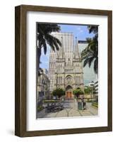 View of the Presbyterian Cathedral of Rio de Janeiro, Rio de Janeiro, Brazil, South America-Karol Kozlowski-Framed Photographic Print