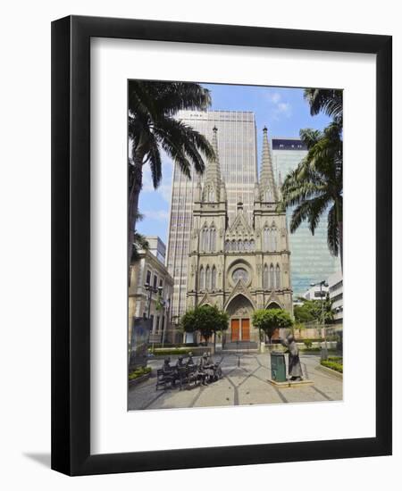 View of the Presbyterian Cathedral of Rio de Janeiro, Rio de Janeiro, Brazil, South America-Karol Kozlowski-Framed Photographic Print