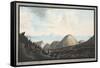 View of the Present State of the Little Mountain Raised by the Explosion in the Year 1760-Pietro Fabris-Framed Stretched Canvas