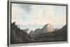 View of the Present State of the Little Mountain Raised by the Explosion in the Year 1760-Pietro Fabris-Stretched Canvas