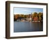 View of the Princeton Crew Boathouse, NJ-George Oze-Framed Photographic Print