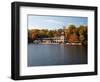 View of the Princeton Crew Boathouse, NJ-George Oze-Framed Photographic Print