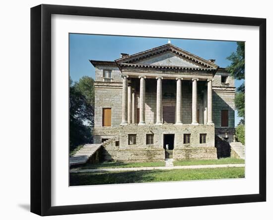 View of the Principal Facade, Built in 1559-60-Andrea Palladio-Framed Giclee Print