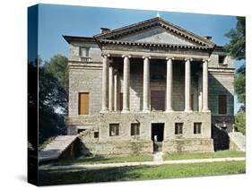 View of the Principal Facade, Built in 1559-60-Andrea Palladio-Stretched Canvas