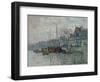 View of the Prins Hendrikkade and the Kromme Waal in Amsterdam, 1874-Claude Monet-Framed Giclee Print