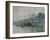 View of the Prins Hendrikkade and the Kromme Waal in Amsterdam, 1874-Claude Monet-Framed Giclee Print