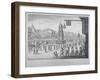 View of the procession of Marie de Medici along Cheapside, City of London, 1638 (1809)-Anon-Framed Giclee Print