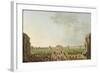 View of the Projected Foro Bonaparte, Milan, C.1800-Alessandro Sanquirico-Framed Giclee Print