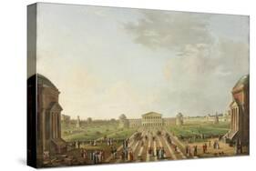 View of the Projected Foro Bonaparte, Milan, C.1800-Alessandro Sanquirico-Stretched Canvas