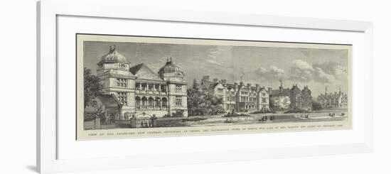 View of the Projected New Central Infirmary at Derby-Henry William Brewer-Framed Giclee Print