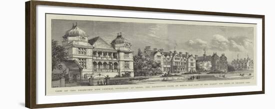 View of the Projected New Central Infirmary at Derby-Henry William Brewer-Framed Giclee Print