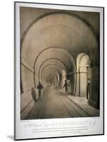 View of the (Propose) Western Archway of the Thames Tunnel, London, C1831-B Dixie-Mounted Giclee Print