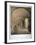 View of the (Propose) Western Archway of the Thames Tunnel, London, C1831-B Dixie-Framed Giclee Print