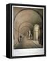 View of the (Propose) Western Archway of the Thames Tunnel, London, C1831-B Dixie-Framed Stretched Canvas