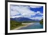 View of the Puelo River in Northern Patagonia, Chile, South America-Alex Robinson-Framed Photographic Print