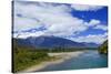 View of the Puelo River in Northern Patagonia, Chile, South America-Alex Robinson-Stretched Canvas