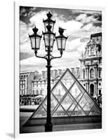 View of the Pyramid and the Louvre Museum Building, Paris, France, Europe-Philippe Hugonnard-Framed Photographic Print