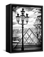 View of the Pyramid and the Louvre Museum Building, Paris, France, Europe-Philippe Hugonnard-Framed Stretched Canvas