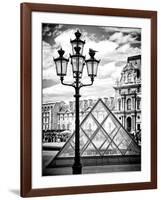 View of the Pyramid and the Louvre Museum Building, Paris, France, Europe-Philippe Hugonnard-Framed Photographic Print