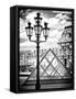 View of the Pyramid and the Louvre Museum Building, Paris, France, Europe-Philippe Hugonnard-Framed Stretched Canvas