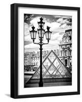 View of the Pyramid and the Louvre Museum Building, Paris, France, Europe-Philippe Hugonnard-Framed Photographic Print