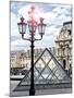 View of the Pyramid and the Louvre Museum Building, Paris, France, Europe-Philippe Hugonnard-Mounted Photographic Print