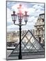 View of the Pyramid and the Louvre Museum Building, Paris, France, Europe-Philippe Hugonnard-Mounted Photographic Print