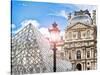 View of the Pyramid and the Louvre Museum Building, Paris, France, Europe-Philippe Hugonnard-Stretched Canvas