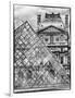 View of the Pyramid and the Louvre Museum Building, Paris, France, Europe-Philippe Hugonnard-Framed Art Print