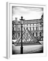 View of the Pyramid and the Louvre Museum Building, Paris, France-Philippe Hugonnard-Framed Premium Photographic Print