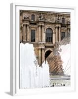 View of the Pyramid and the Louvre Museum Building, Paris, France-Philippe Hugonnard-Framed Premium Photographic Print