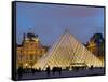 View of the Pyramid and the Louvre Museum Building-null-Framed Stretched Canvas