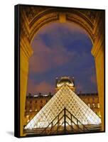 View of the Pyramid and the Louvre Museum Building-null-Framed Stretched Canvas