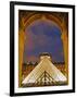 View of the Pyramid and the Louvre Museum Building-null-Framed Premium Photographic Print